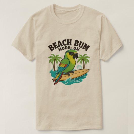 ビーチ・バム Tシャツ (デザイン正面)