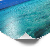 ビーチ、バラホナ、ドミニカ共和国、 フォトプリント            (角)