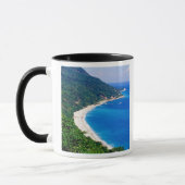 ビーチ、バラホナ、ドミニカ共和国 マグカップ (左)