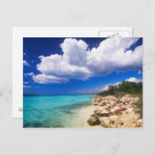 ビーチ,バラホナ,ドミニカ共和国, 2 ポストカード (正面/裏面)