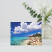 ビーチ,バラホナ,ドミニカ共和国, 2 ポストカード (スタンド正面)