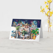 ビーチ パーソナル、ビジネス、 不動産カード カード (黄色い花)