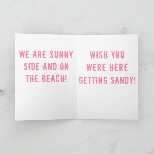 ビーチ!パープル カード (内部)