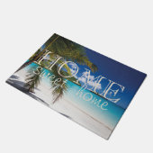 ビーチ,パームサンドホームスイートホーム ドアマット (アングル)