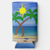 ビーチ パームツリー カン クーラー (裏面)