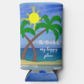 ビーチ パームツリー カン クーラー (正面)