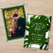 ビーチ パームツリー デスティネーション トロピカル セーブ・ザ・デート 招待状