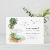 ビーチ·パーム·ツリーの動きの発表 招待状 (スタンド正面)