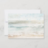 ビーチ パーム 愛と感謝 熱帯 サンキューカード (裏面)