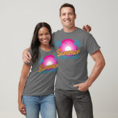ビーチ ヒートウェーブ 暖かい天気 80年代 90年代 夏 陽光 ビンテージ Tシャツ (ユニセックス)