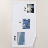 ビーチ、ビーチタオルを選ぶ ビーチタオル (正面)