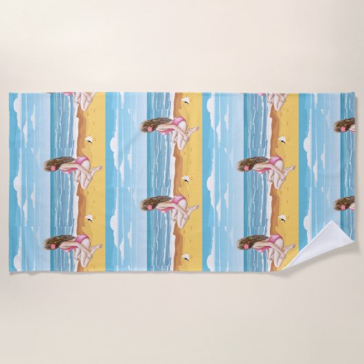 ビーチ ビーチタオル (正面)