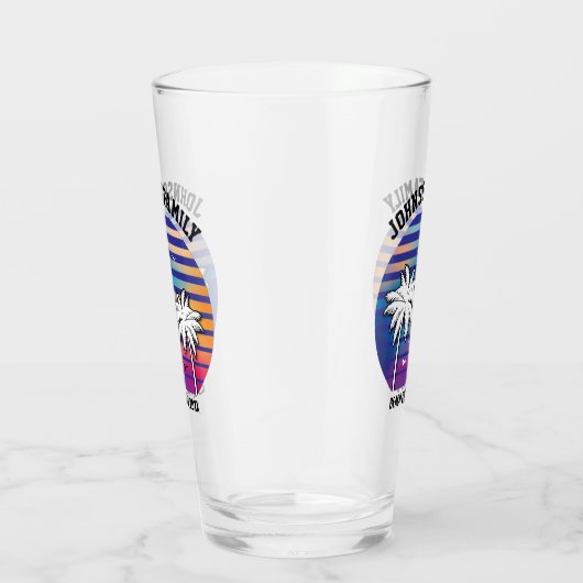 ビーチ ファミリー リユニオン カスタム クルーズ サマー ヴァケーション タンブラーグラス (右)