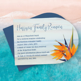 ビーチ ファミリー リユニオン バード オブ パラダイス 招待状