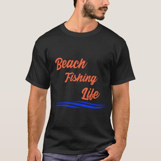 ビーチ フィッシング ライフ Tシャツ (正面)