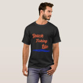 ビーチ フィッシング ライフ Tシャツ (正面フル)