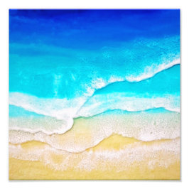 ビーチ フォトプリント           