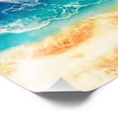 ビーチ フォトプリント            (角)