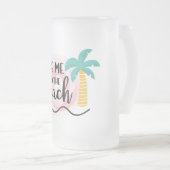 ビーチ フロストグラスビールジョッキ (正面右)