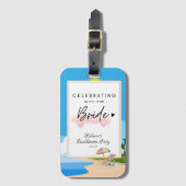 ビーチ ブライズパーティー | ハンズパーティー ラゲッジタグ (正面縦)