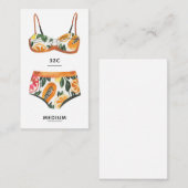 ビーチ ブライズ バチェロレッテ 下着 挿入 カード (正面/裏面)