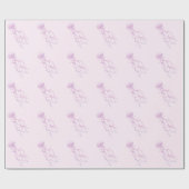 ビーチ ブラッシュ ピンク スイート シックスティーン パーティー 招待状 ラッピングペーパー (フラット)