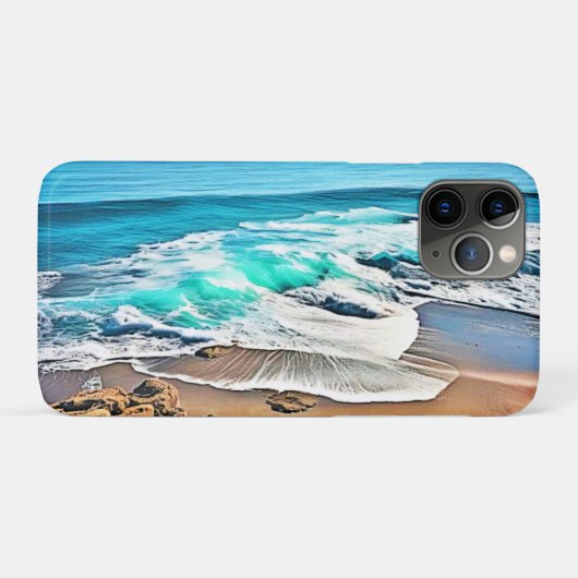 ビーチ ブリス: 海の景色 Case-Mate iPhoneケース (裏面(横))