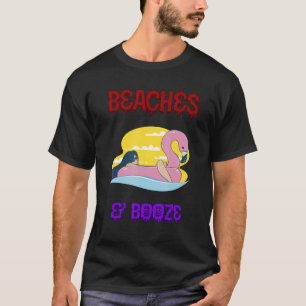 ビーチ&ブーズサマードリンクことわざ皮肉 Tシャツ
