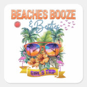 ビーチ、ブーゼ、ベスティーズのグループマッチング スクエアシール (正面)