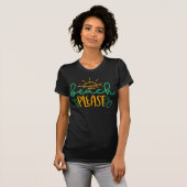 ビーチ プリーズ サマー ヴァイブス 女性用Tシャツ Tシャツ (正面フル)