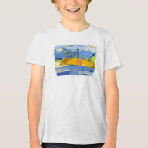 ビーチ・ヘブン フリーマン島 キッズTシャツ