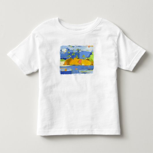 ビーチ・ヘブン フリーマン島 トドラーTシャツ (正面)