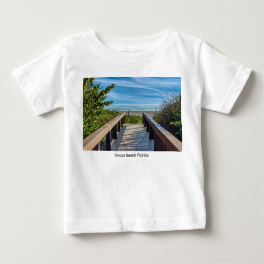 ビーチ ベビーTシャツ (正面)