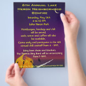 ビーチ・ボンファイア・パーティーのチラシ チラシ (手)