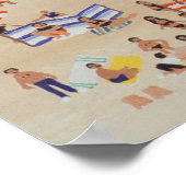 ビーチ ポスター (角)