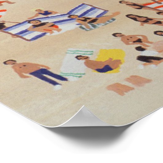 ビーチ ポスター (角)