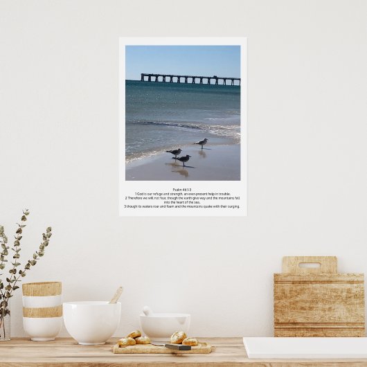 ビーチ ポスター (キッチン)