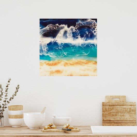 ビーチ ポスター (キッチン)