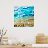 ビーチ ポスター (キッチン)