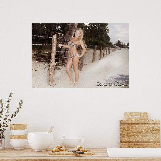 ビーチ ポスター (キッチン)