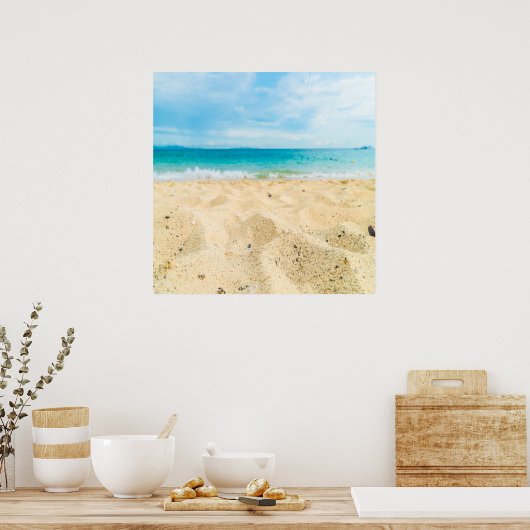 ビーチ ポスター (キッチン)