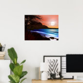 ビーチ ポスター (ホームオフィス)