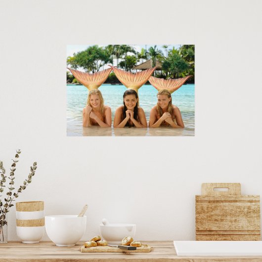 ビーチ ポスター (キッチン)