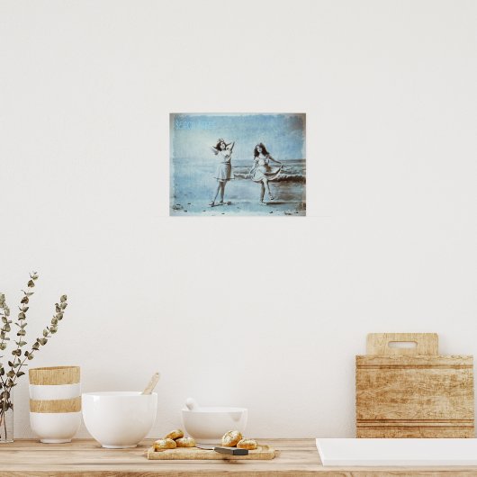 ビーチ ポスター (キッチン)