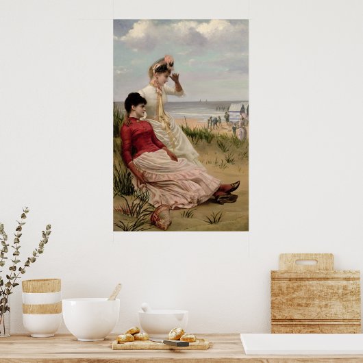 ビーチ ポスター (キッチン)