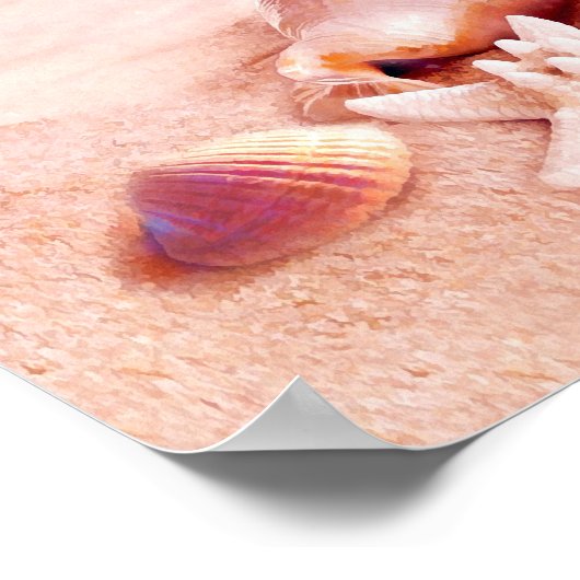 ビーチ ポスター (角)