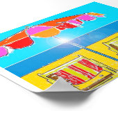 ビーチ ポスター (角)