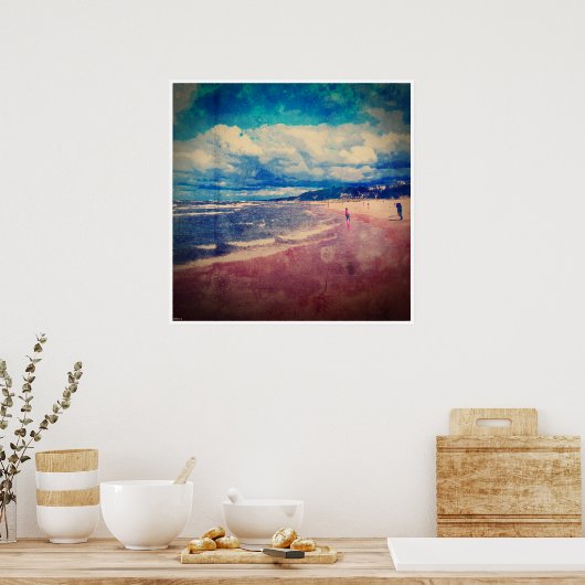 ビーチ ポスター (キッチン)