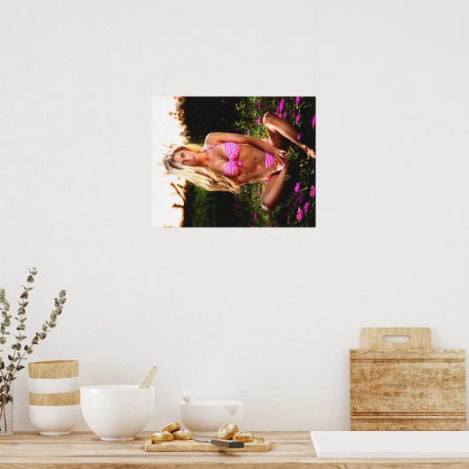 ビーチ ポスター (キッチン)