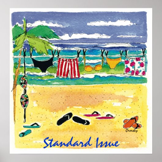 ビーチ – ポスター (正面)